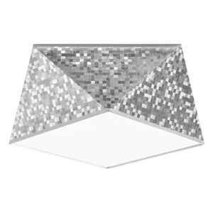 Lampa sufitowa w kolorze srebra 25x25 cm Koma – Nice Lamps