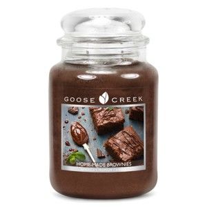 Świeczka zapachowa w szklanym pojemniku Goose Creek Domowe Brownies, 150 godz. palenia