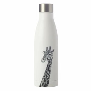 Biała nierdzewna butelka termiczna Maxwell & Williams Marini Ferlazzo Giraffe, 500 ml