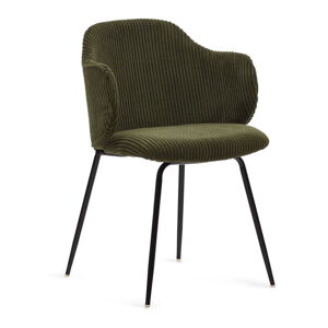 Zielone sztruksowe krzesła zestaw 2 szt. Yunia – Kave Home