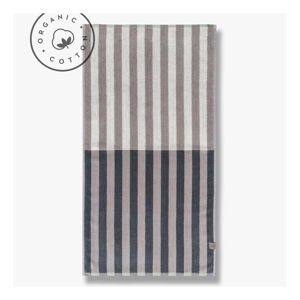 Niebieski/szary ręcznik z bawełny organicznej 50x90 cm Disorder – Mette Ditmer Denmark