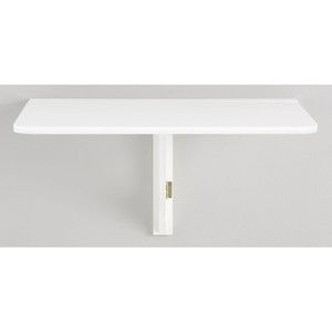 Biały składany stolik ścienny Støraa Trento, 41x80 cm