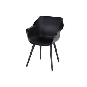 Czarne plastikowe krzesła ogrodowe zestaw 2 szt. Sophie Studio – Hartman