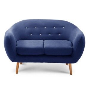Niebieska sofa 2-osobowa Scandi by Stella Cadente Maison Constellation