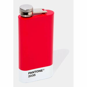 Czerwona piersiówka ze stali nierdzewnej 150 ml Red 2035 – Pantone