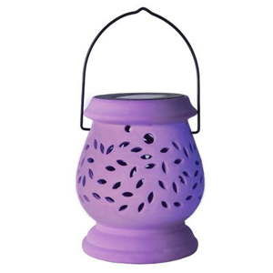 Lampion ogrodowy LED Clay Lilac