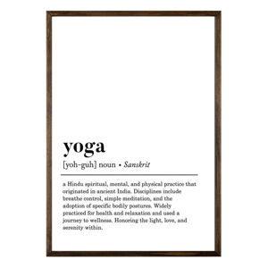Plakat 50x70 cm Yoga – Wallity