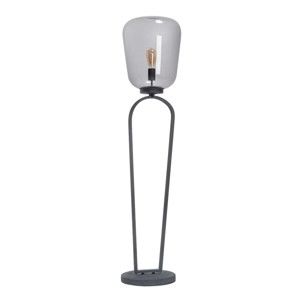 Metalowa lampa stojąca ze szklanym abażurem ETH BennXL Round