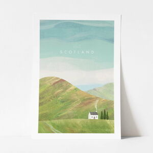 Plakat Travelposter Scotland, A3