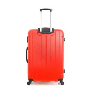 Czerwona walizka na kółkach Hero Fogo, 93 l
