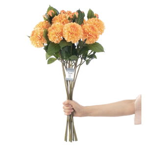 Sztuczne kwiaty zestaw 10 szt. (wysokość 62 cm) Dahlia – AmeliaHome