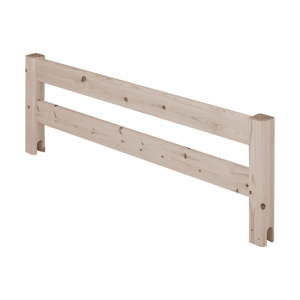 Brązowa barierka z drewna sosnowego do łóżka Flexa Classic, dł. 116 cm