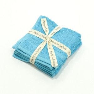 Turkusowy ręcznik bawełniany My Home Plus Guest, 33x33 cm