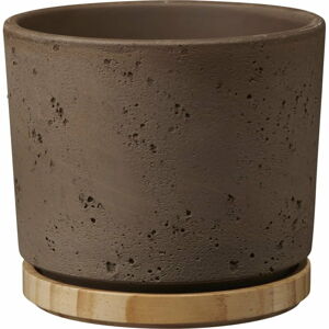 Ciemnoszara ceramiczna doniczka Big pots, ø 14 cm