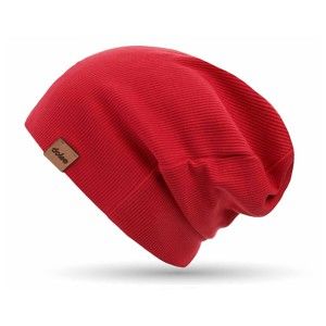 Czerwona czapka dzianinowa DOKE