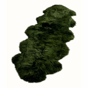 Zielona skóra owcza Native Natural Double, 60x240 cm
