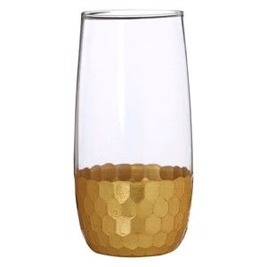 Zestaw 4 szklanek na long drink z ręcznie dmuchanego szkła Premier Housewares Astrid, 480 ml