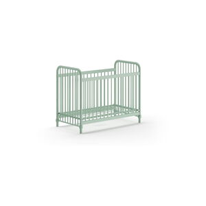 Zielone metalowe łóżeczko 60x120 cm BRONXX – Vipack