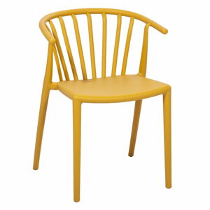 Żółte krzesło ogrodowe Debut Capri