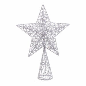 Gwiazda na choinkę w kolorze srebra Unimasa Estrella