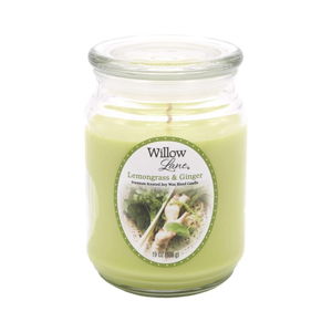 Świeczka w szkle z woskiem sojowym o zapachu trawy cytrynowej i imbiru Candle-Lite, 115 h