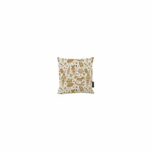 Świąteczna bawełniana poduszka dekoracyjna Butter Kings Golden Nut Cracker, 50x50 cm