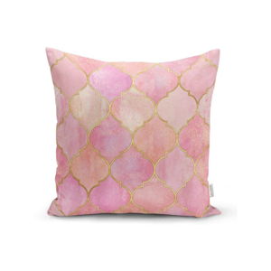 Poszewka na poduszkę Minimalist Cushion Covers Pink Pattern, 45x45 cm
