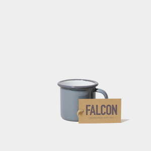 Szary emaliowany kubeczek na espresso Falcon Enamelware, 160 ml