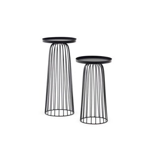 Metalowe okrągłe stoliki zestaw 2 szt. ø 36 cm Dilva – Kave Home