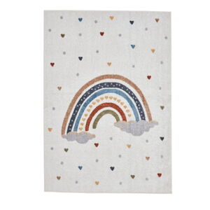 Kremowy dywan dziecięcy 80x150 cm Vida Rainbow – Think Rugs