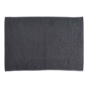 Czarny bawełniany dywanik łazienkowy Bahne & CO, 70x50 cm