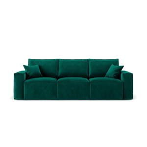 Ciemnozielona sofa 3-osobowa Cosmopolitan Design Florida