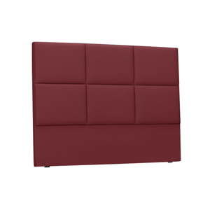 Czerwony tapicerowany zagłówek łóżka THE CLASSIC LIVING Aude, 160x120 cm