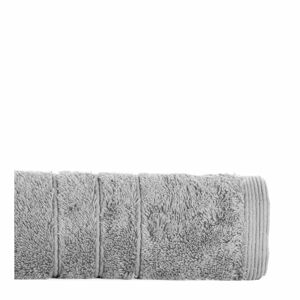 Jasnoszary bawełniany ręcznik kąpielowy IHOME Omega, 70x140 cm