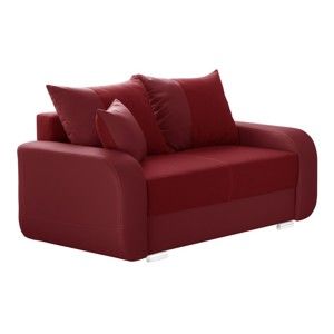 Czerwona sofa 2-osobowa INTERIEUR DE FAMILLE PARIS Destin