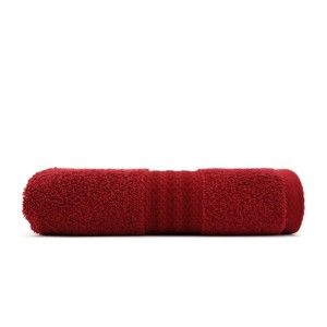 Czerwony bawełniany ręcznik Rainbow Red, 50x90 cm