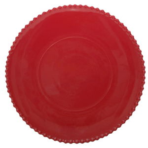 Rubinowy talerz do serwowania Costa Nova Pearl, ⌀ 34 cm
