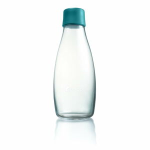 Turkusowa szklana butelka ReTap z dożywotnią gwarancją, 500 ml