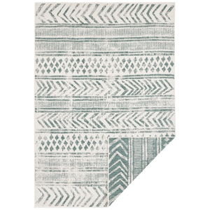 Zielono-kremowy dywan odpowiedni na zewnątrz Bougari Biri, 80x150 cm