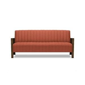 Ciemnoczerwona 3-osobowa sofa Miljä Alti