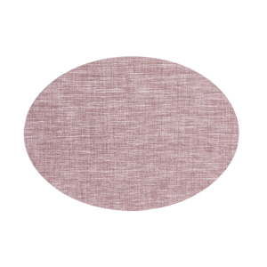 Różowofioletowa mata stołowa Tiseco Home Studio Oval, 46x33 cm