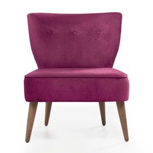 Różowy fotel tapicerowany Balcab Home Molly