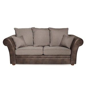 Brązowa sofa 3-osobowa Softnord Barcelona