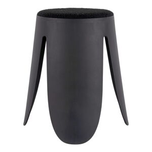 Czarny plastikowy stołek Savor  – Leitmotiv