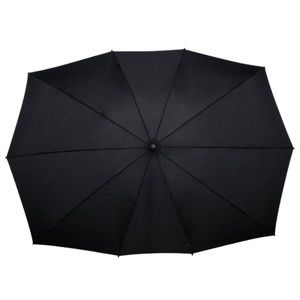 Czarny parasol odporny na wiatr dla dwóch osób Ambiance Falconetti, dł. 150 cm