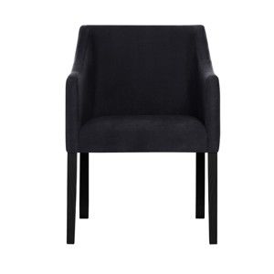 Czarne krzesło Guy Laroche Illusion