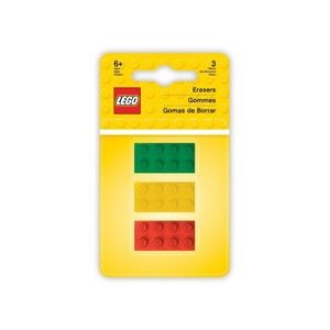Zestaw 3 gumek do mazania LEGO® Iconic Bricks