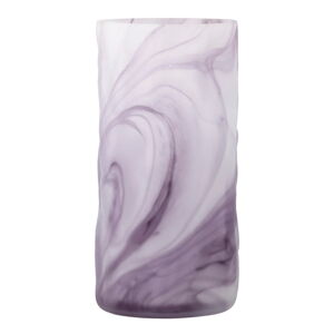Fioletowy szklany ręcznie wykonany wazon (wysokość 24,5 cm) Moore – Bloomingville