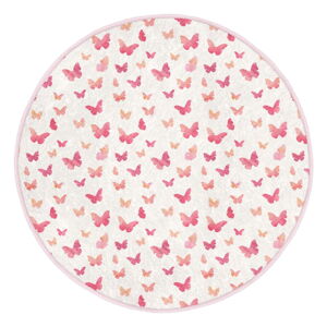 Różowy dywan dziecięcy ø 100 cm Comfort – Mila Home