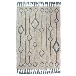 Beżowo-niebieski ręcznie tkany dywan Flair Rugs Solitaire Sion, 200x290 cm